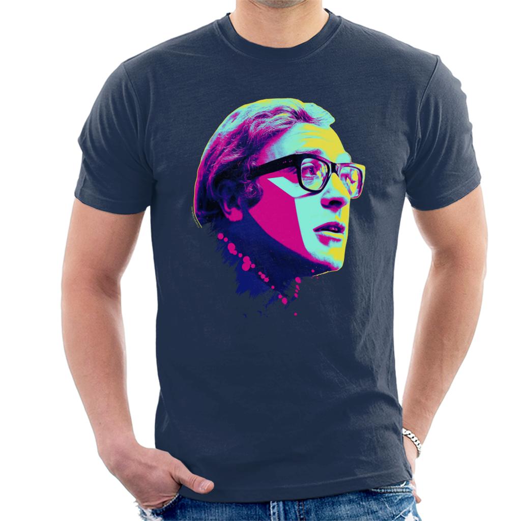 TV Times Michael Caine Billion Dollar Brain 1967 Pop Art Stylised Men's T-Shirt-ALL + EVERY