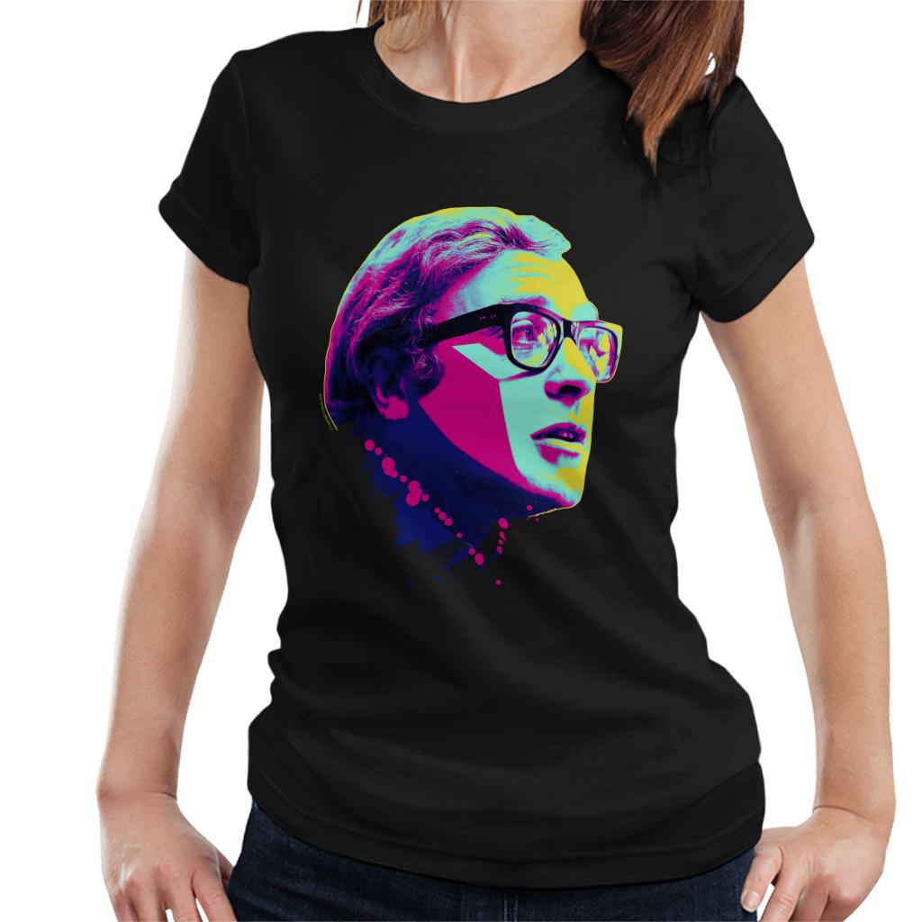 TV Times Michael Caine Billion Dollar Brain 1967 Pop Art Stylised Women's T-Shirt-ALL + EVERY