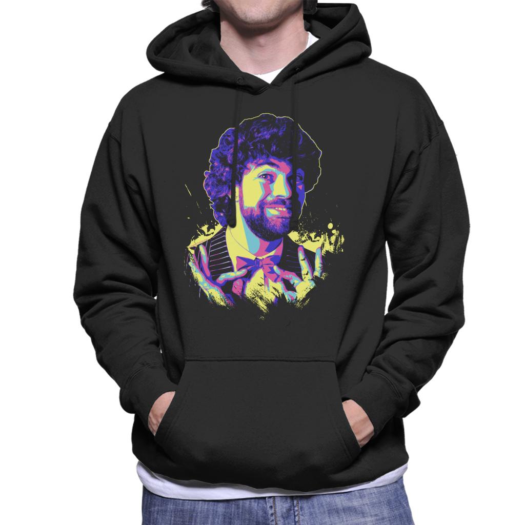 TV Times Matthew Kelly Bow Tie Pop Art Stylised Men's Hooded Sweatshirt-ALL + EVERY