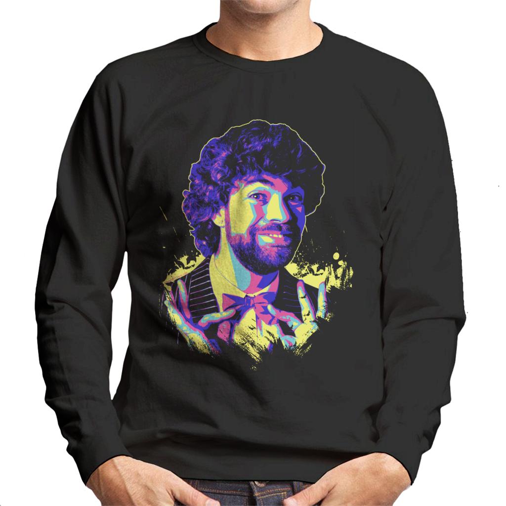 TV Times Matthew Kelly Bow Tie Pop Art Stylised Men's Sweatshirt-ALL + EVERY