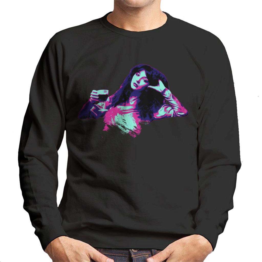 TV Times Kate Bush Laid Back Pop Art Stylised Men's Sweatshirt-ALL + EVERY