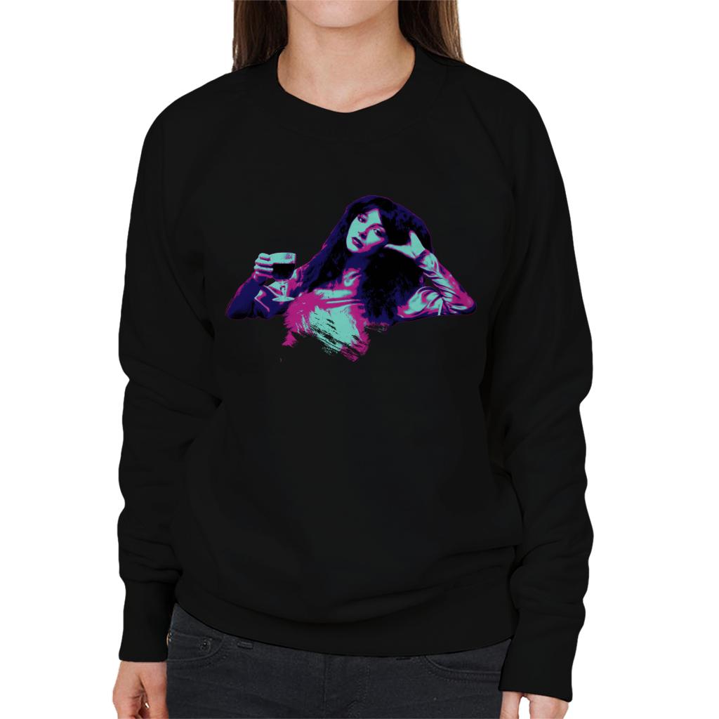 TV Times Kate Bush Laid Back Pop Art Stylised Women's Sweatshirt-ALL + EVERY