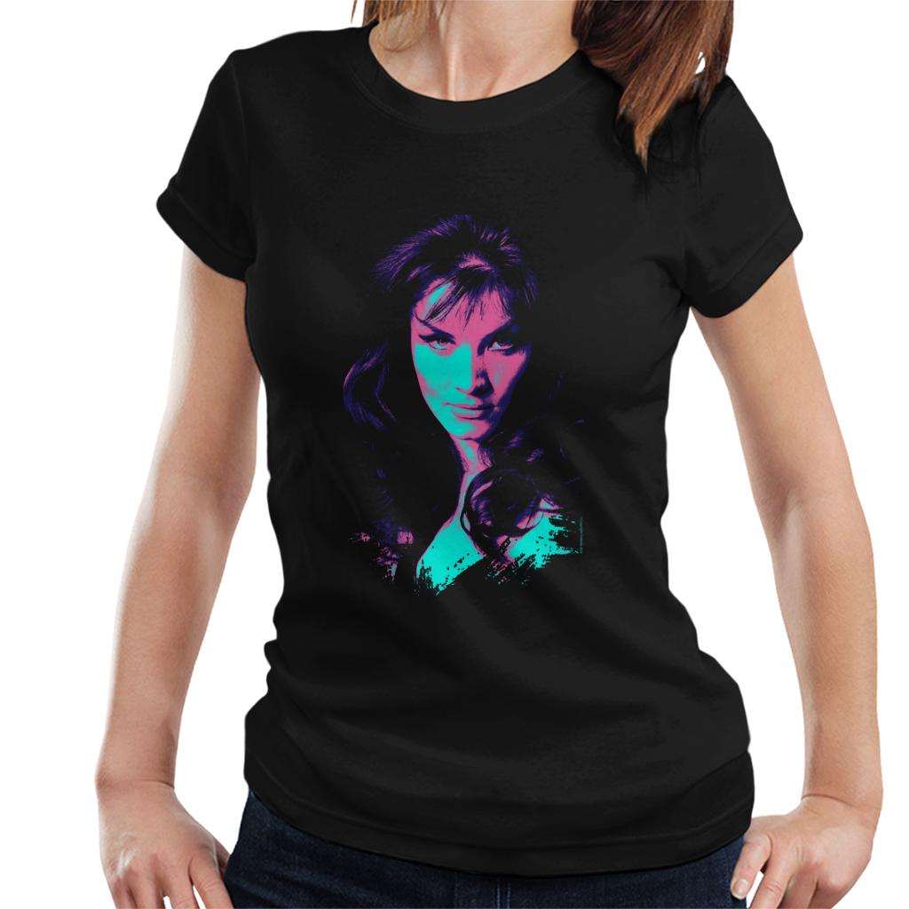 TV Times Kate O Mara Pop Art Stylised Women's T-Shirt-ALL + EVERY