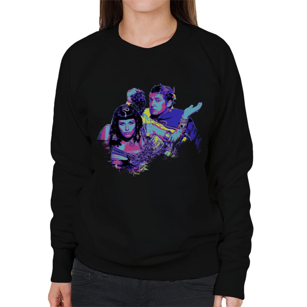 TV Times Kat And Alfie Eastenders Pop Art Stylised Women's Sweatshirt-ALL + EVERY