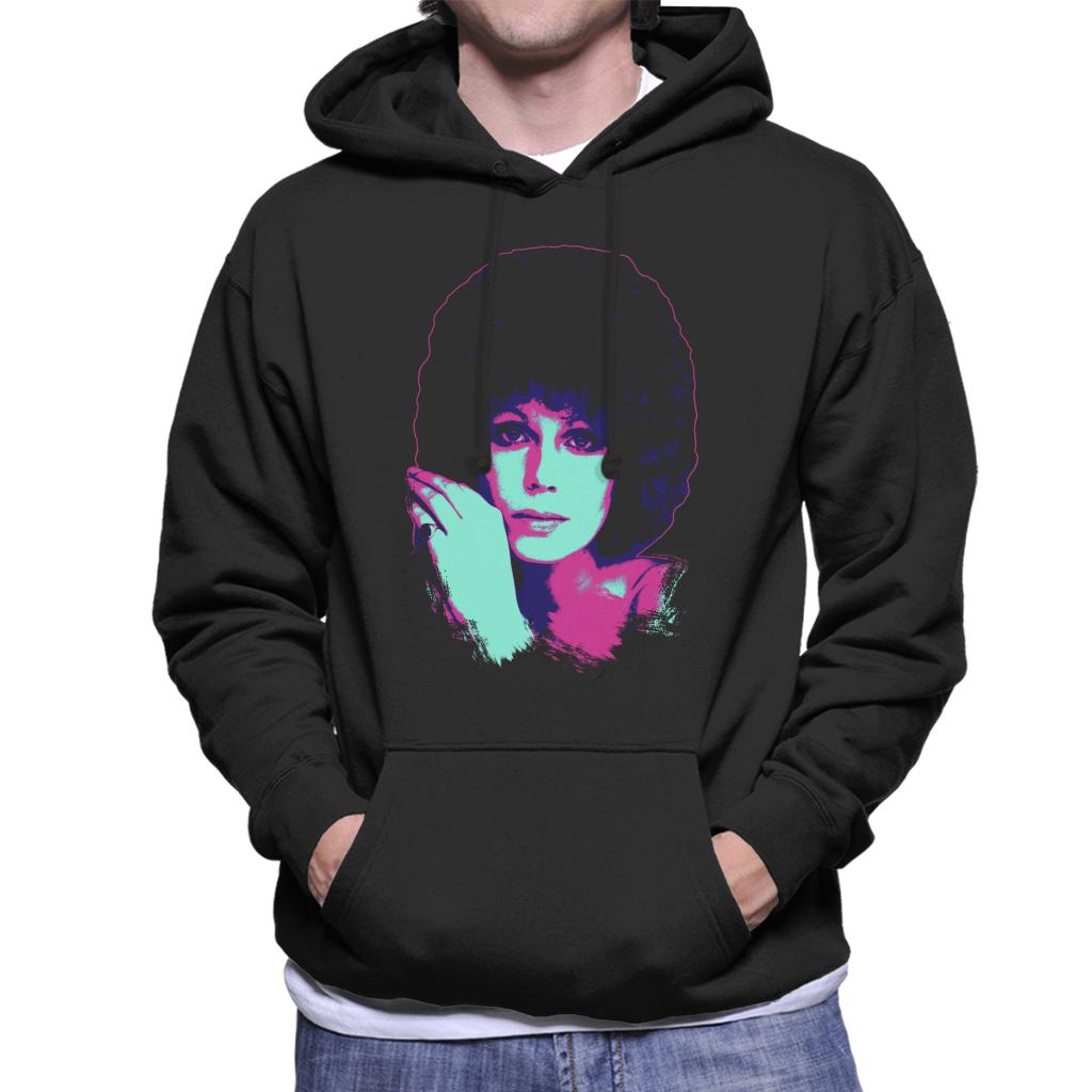 TV Times Joanna Lumley 1976 Pop Art Stylised Men's Hooded Sweatshirt-ALL + EVERY