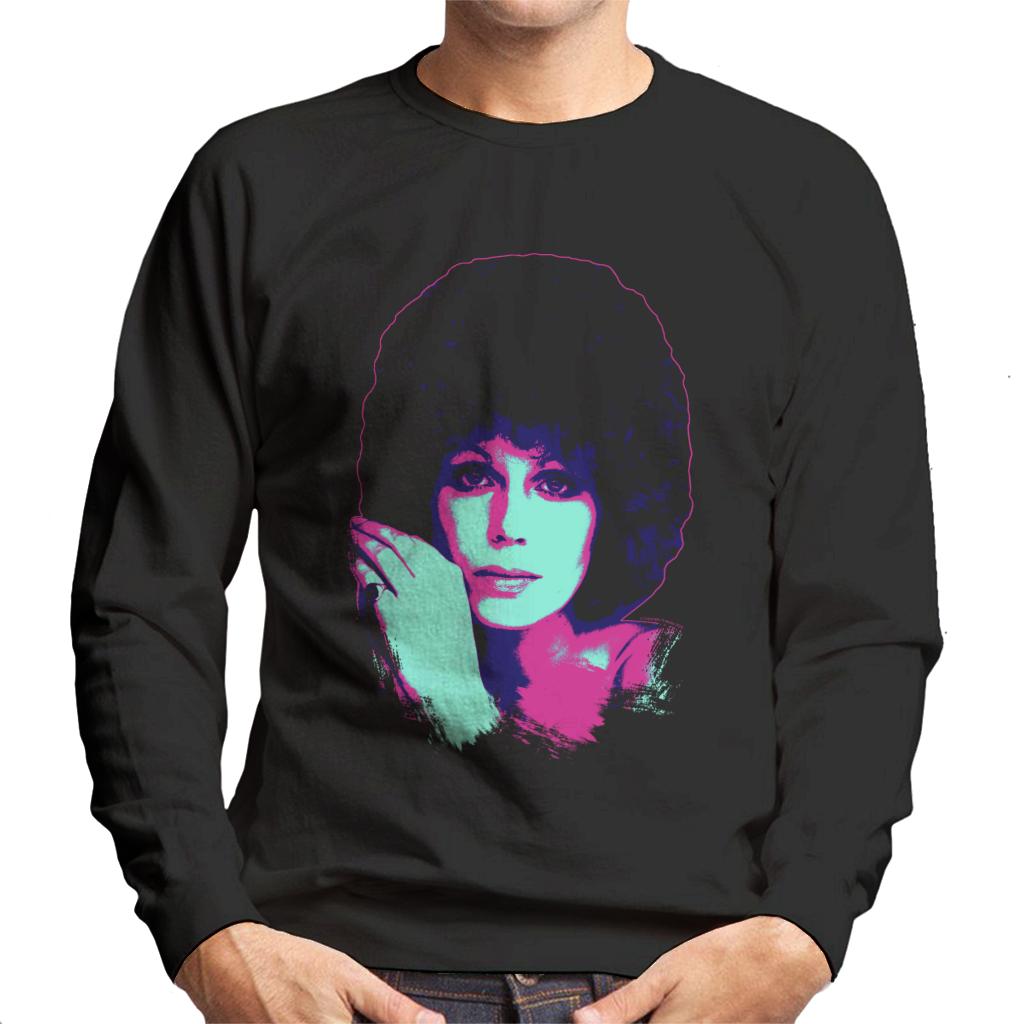 TV Times Joanna Lumley 1976 Pop Art Stylised Men's Sweatshirt-ALL + EVERY