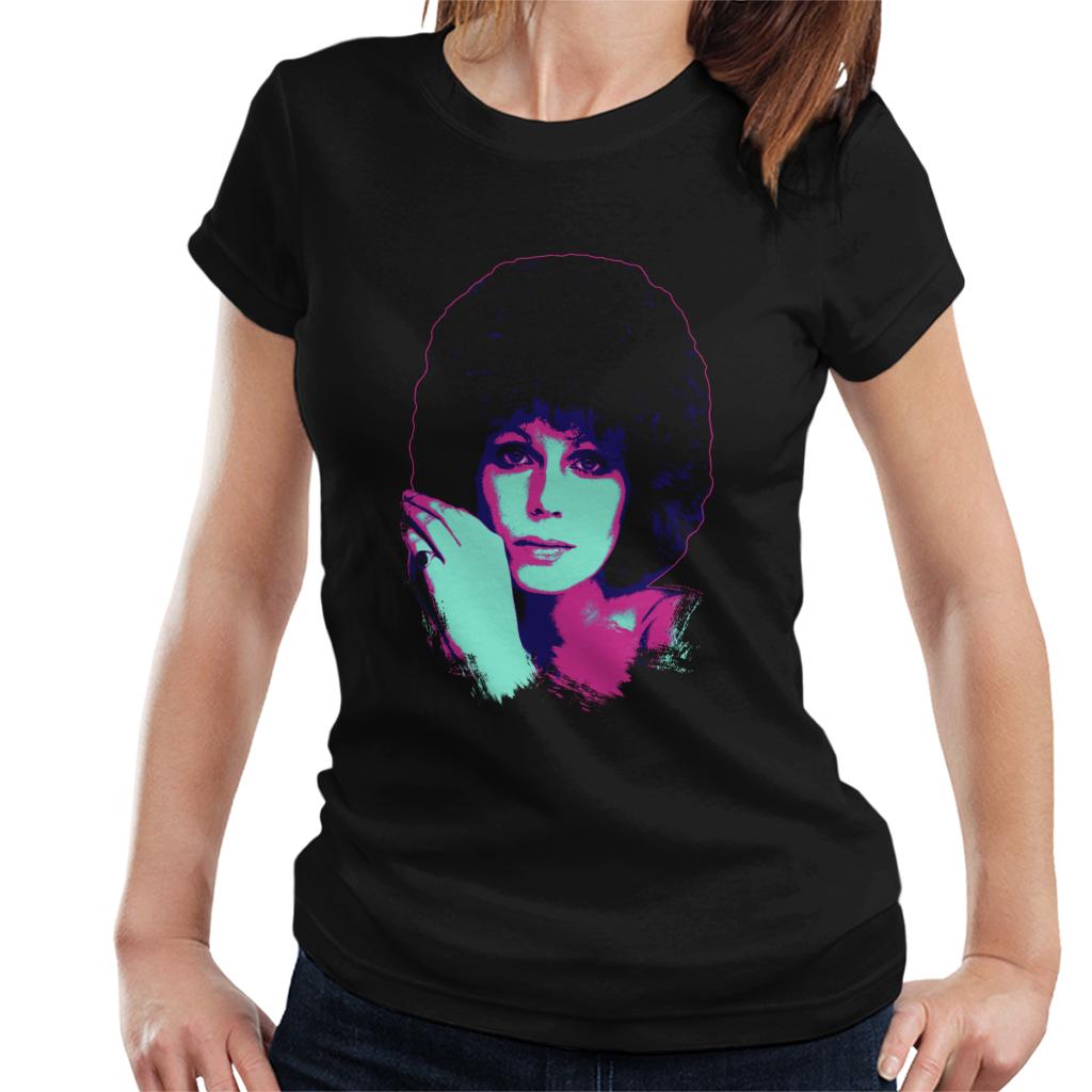 TV Times Joanna Lumley 1976 Pop Art Stylised Women's T-Shirt-ALL + EVERY