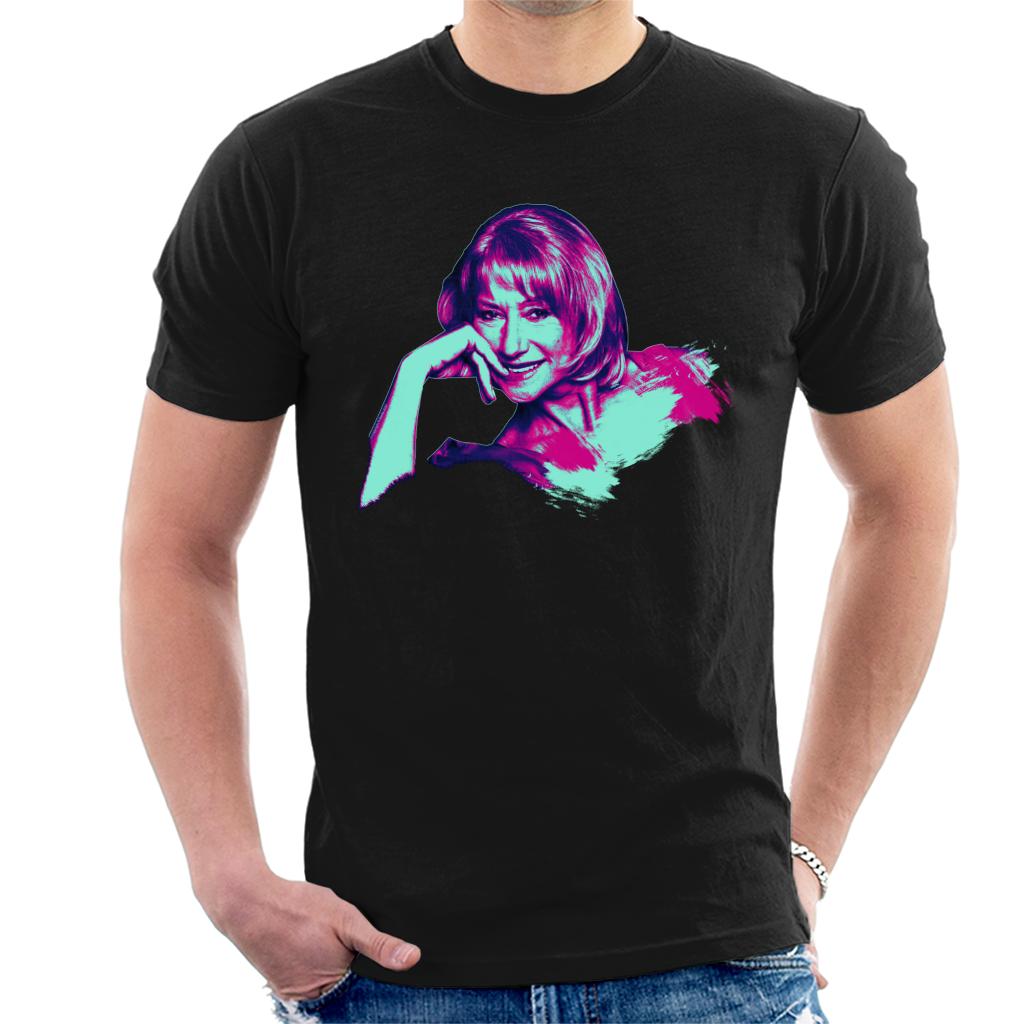 TV Times Helen Mirren Pop Art Stylised Men's T-Shirt-ALL + EVERY