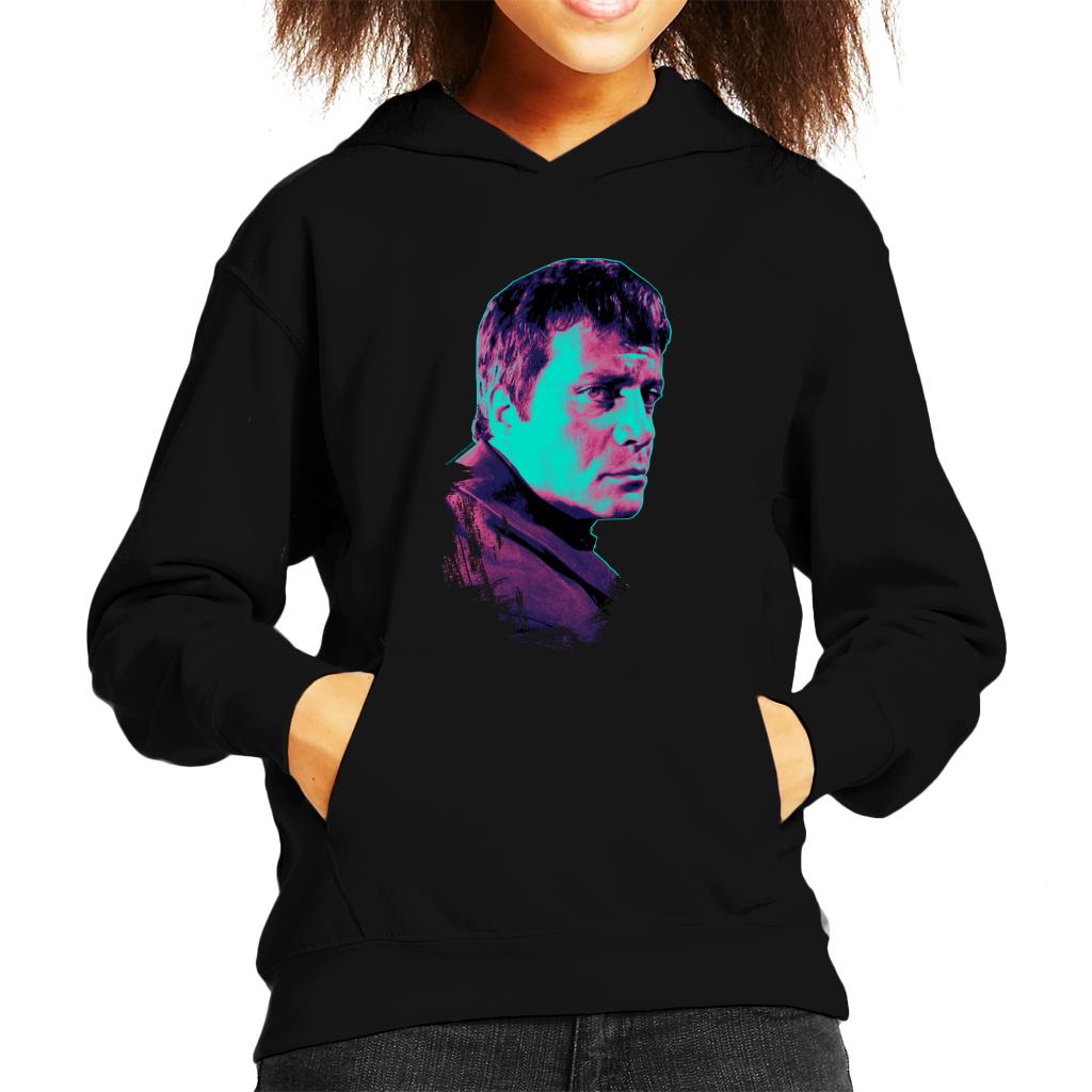 TV Times Oliver Reed 1971 Pop Art Stylised Kids Hooded Sweatshirt-ALL + EVERY