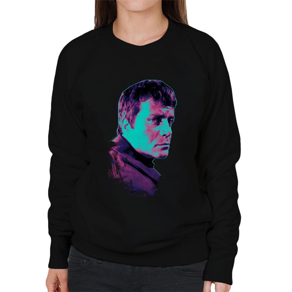 TV Times Oliver Reed 1971 Pop Art Stylised Women's Sweatshirt-ALL + EVERY