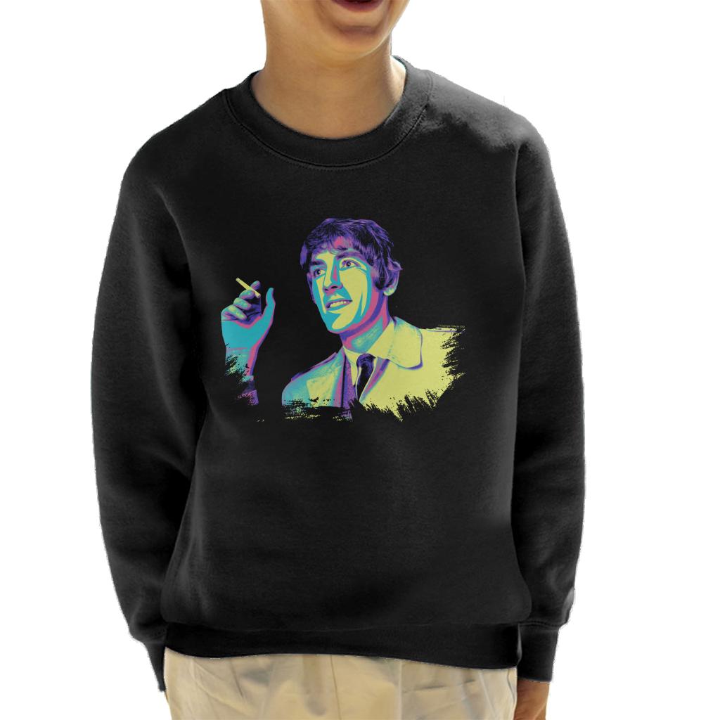 TV Times Peter Cook Pop Art Stylised Kids Sweatshirt-ALL + EVERY