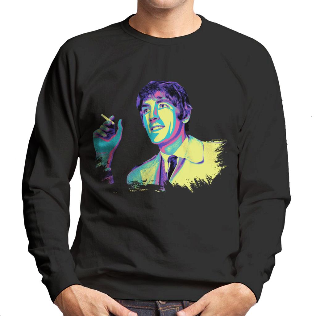 TV Times Peter Cook Pop Art Stylised Men's Sweatshirt-ALL + EVERY