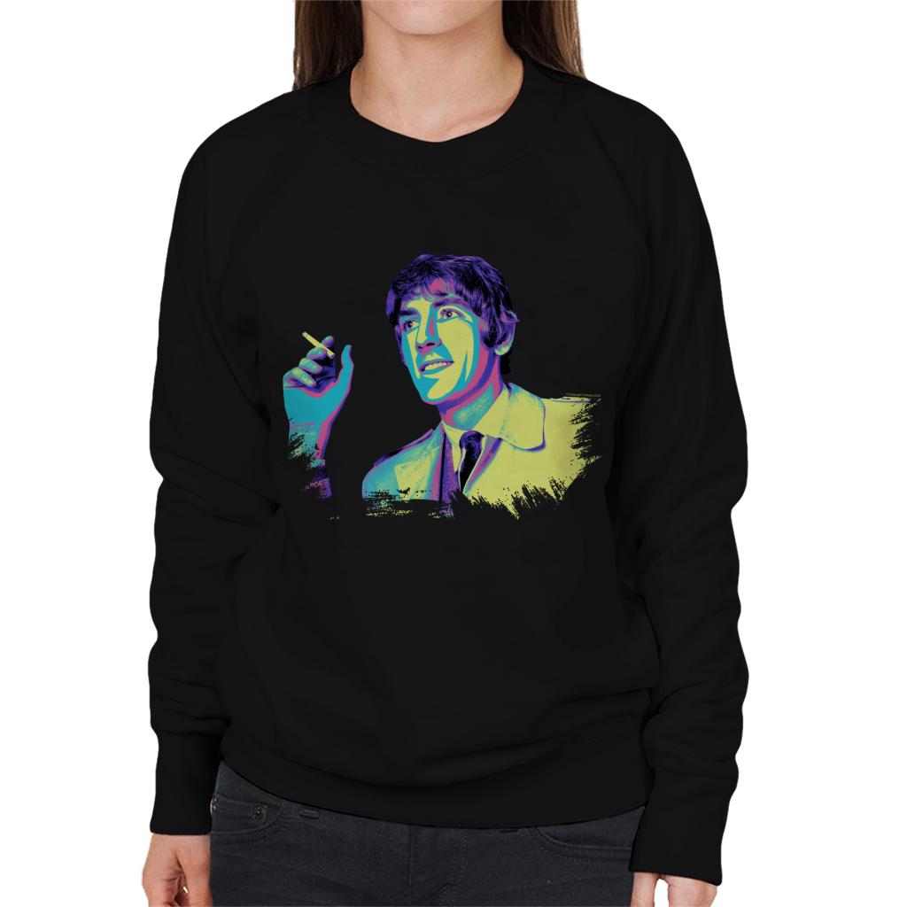 TV Times Peter Cook Pop Art Stylised Women's Sweatshirt-ALL + EVERY