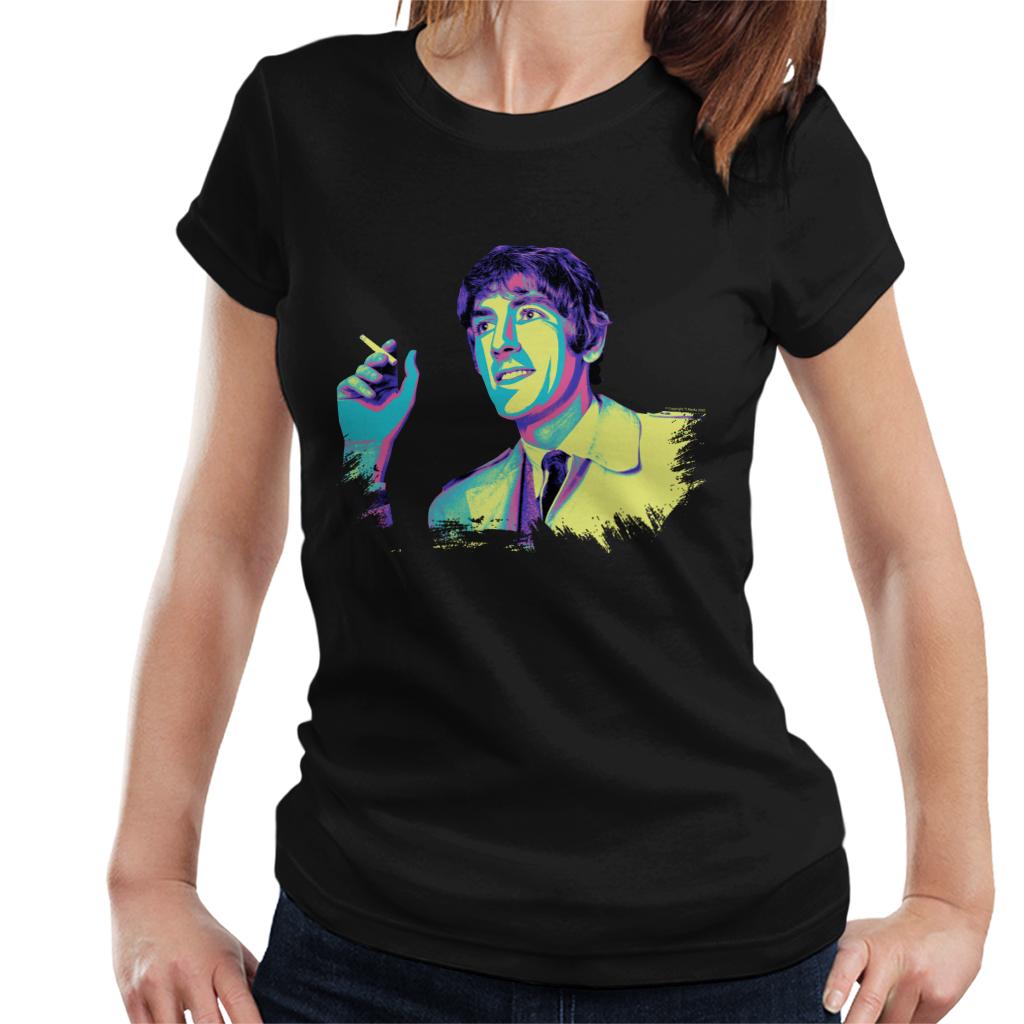 TV Times Peter Cook Pop Art Stylised Women's T-Shirt-ALL + EVERY