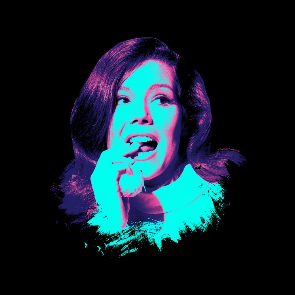 TV Times Diana Rigg Pop Art Stylised Kids T-Shirt-ALL + EVERY