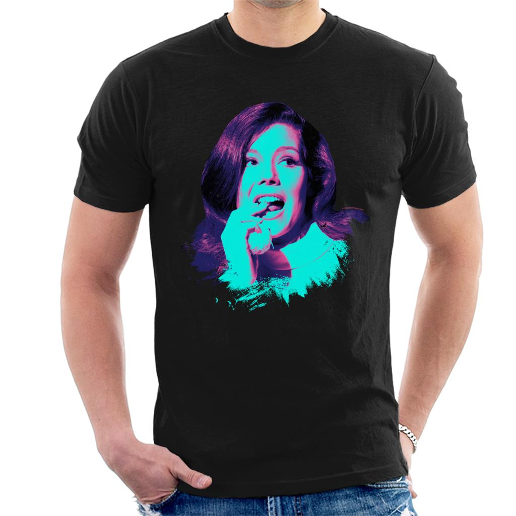 TV Times Diana Rigg Pop Art Stylised Men's T-Shirt-ALL + EVERY