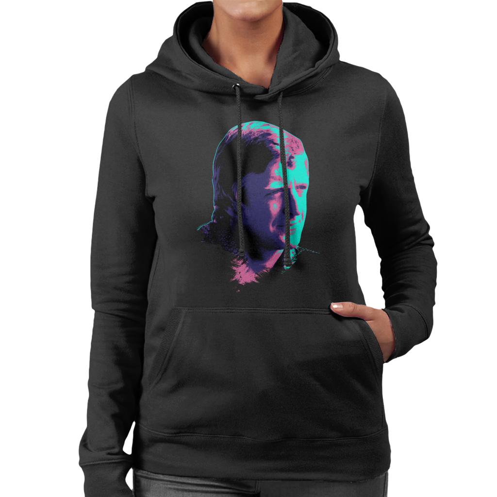 TV Times Michael Parkinson 1976 Pop Art Stylised Women's Hooded Sweatshirt-ALL + EVERY