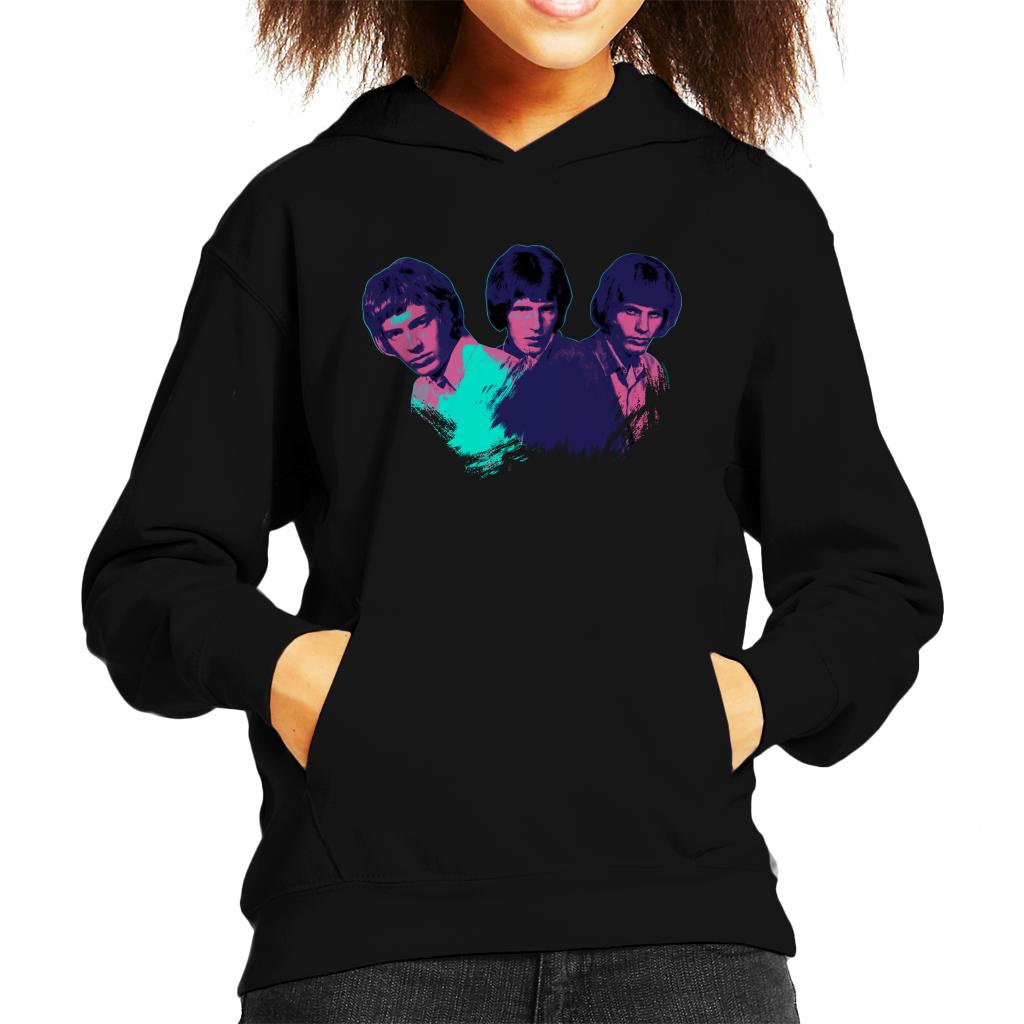 TV Times Walker Brothers Portrait Pop Art Stylised Kids Hooded Sweatshirt-ALL + EVERY