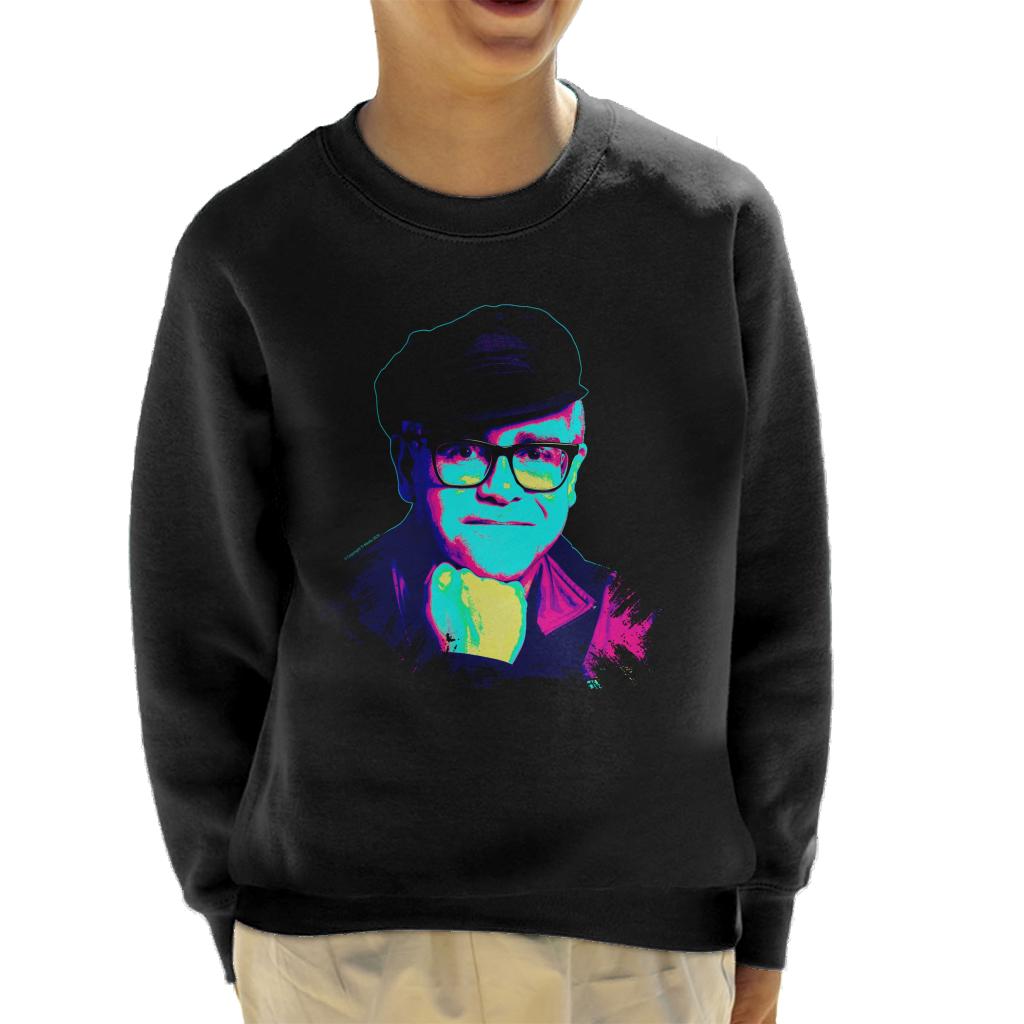 TV Times Elton John Smile Pop Art Stylised Kids Sweatshirt-ALL + EVERY