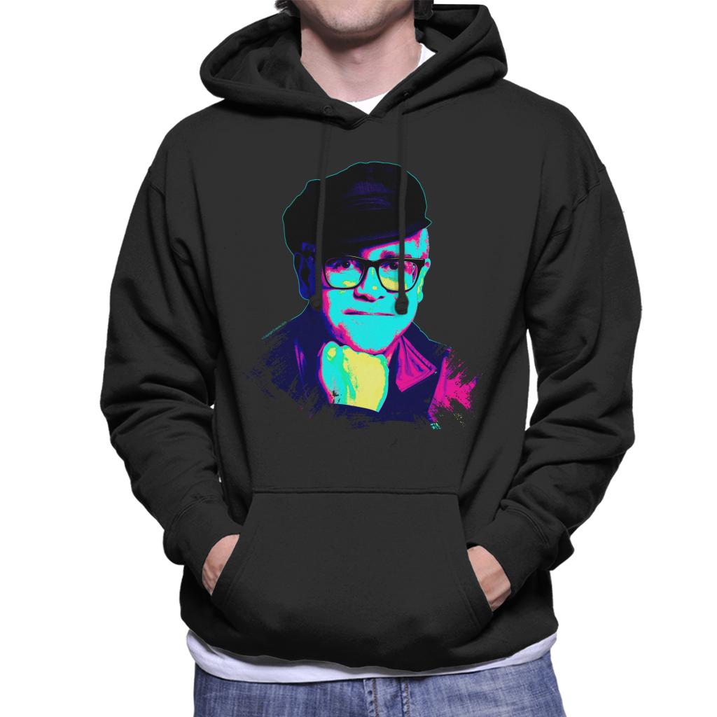 TV Times Elton John Smile Pop Art Stylised Men's Hooded Sweatshirt-ALL + EVERY