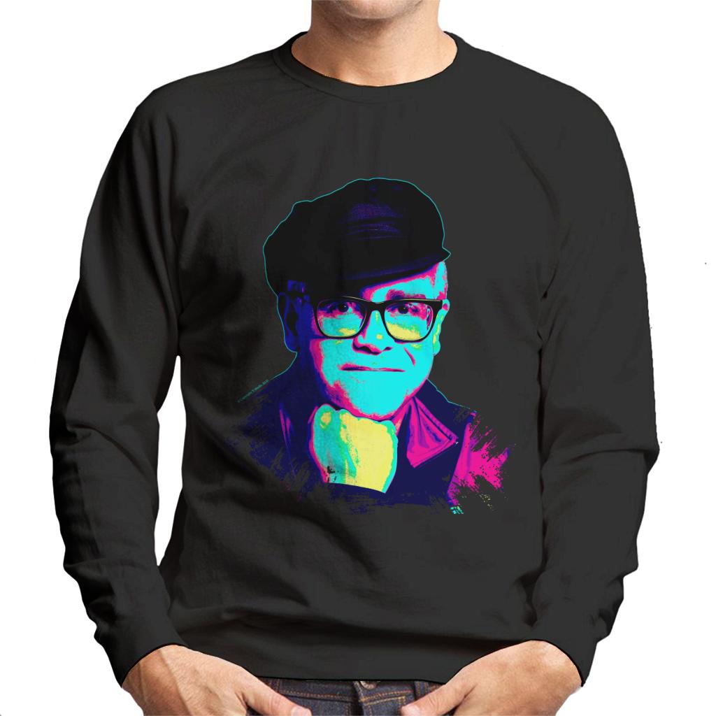 TV Times Elton John Smile Pop Art Stylised Men's Sweatshirt-ALL + EVERY