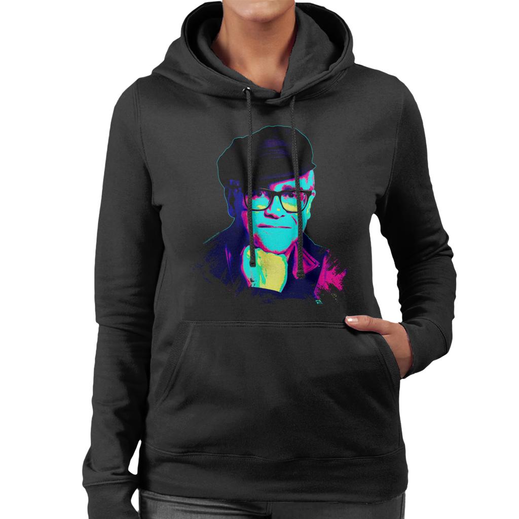 TV Times Elton John Smile Pop Art Stylised Women's Hooded Sweatshirt-ALL + EVERY