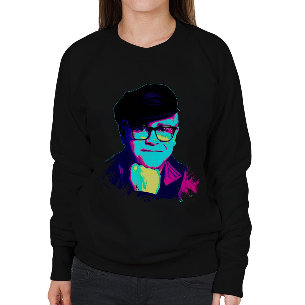 TV Times Elton John Smile Pop Art Stylised Women's Sweatshirt-ALL + EVERY