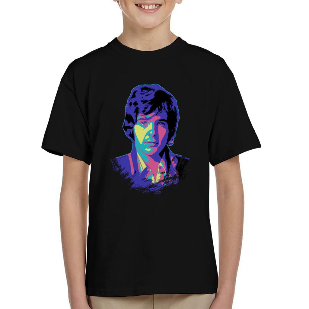 TV Times David Essex Portrait Pop Art Stylised Kids T-Shirt-ALL + EVERY