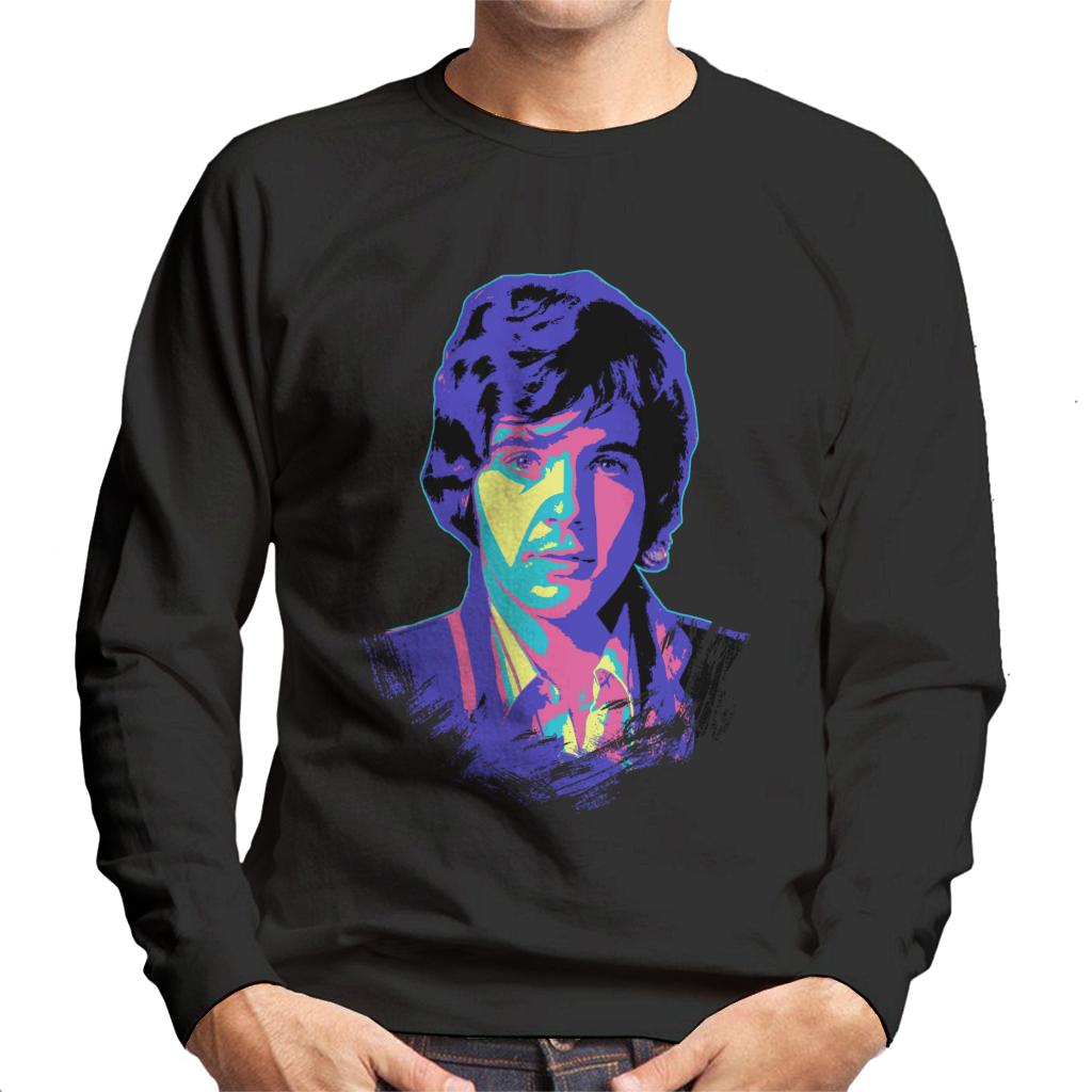 TV Times David Essex Portrait Pop Art Stylised Men's Sweatshirt-ALL + EVERY