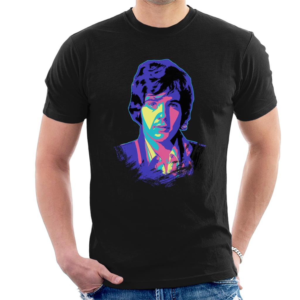 TV Times David Essex Portrait Pop Art Stylised Men's T-Shirt-ALL + EVERY