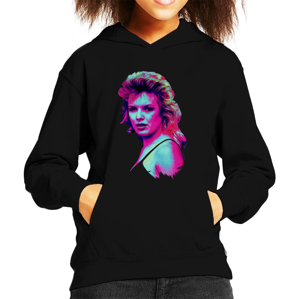 TV Times Kim Wilde 1983 Pop Art Stylised Kids Hooded Sweatshirt-ALL + EVERY