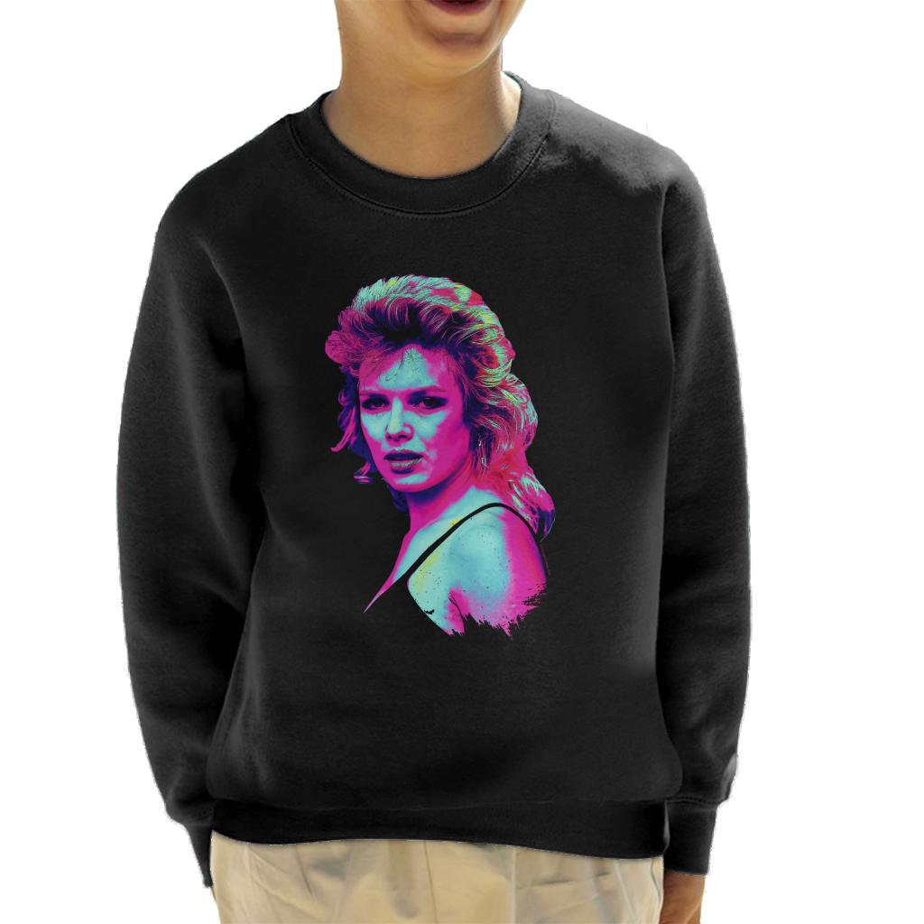 TV Times Kim Wilde 1983 Pop Art Stylised Kids Sweatshirt-ALL + EVERY