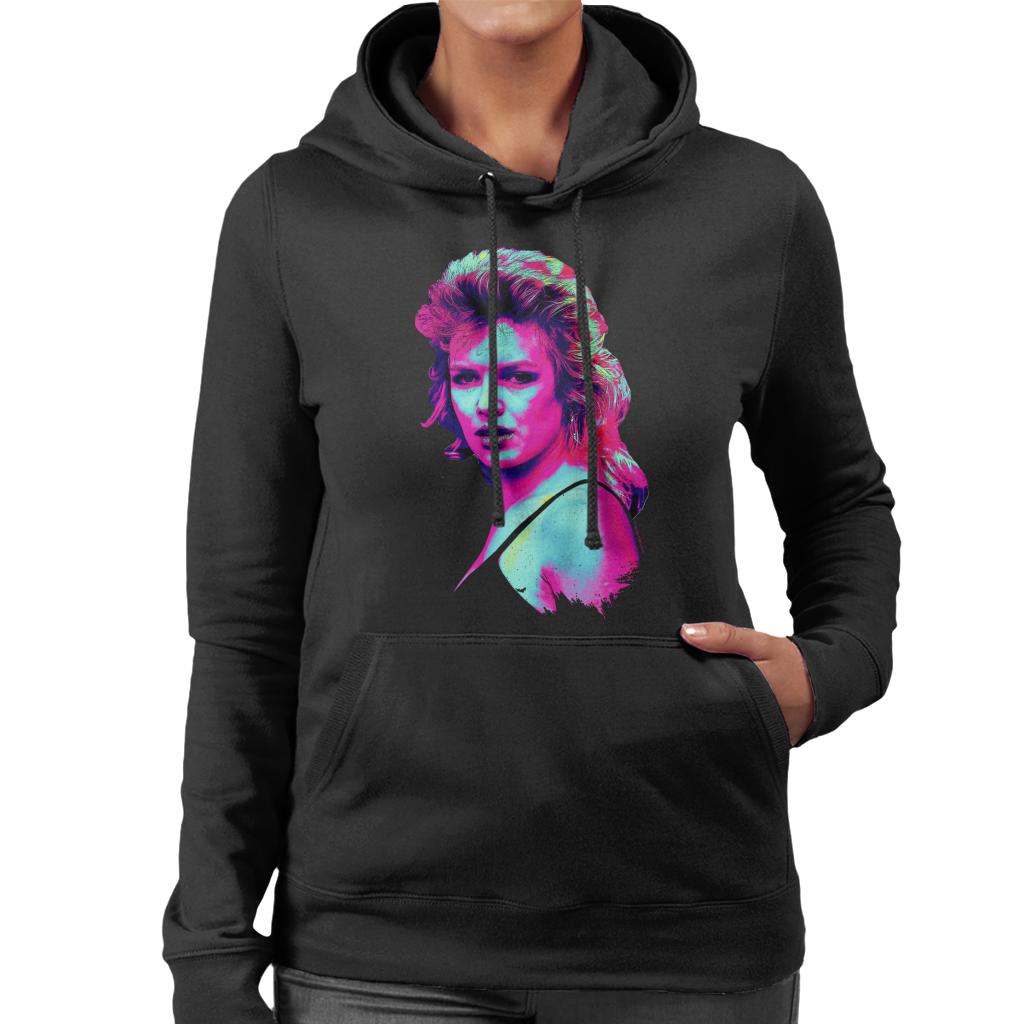 TV Times Kim Wilde 1983 Pop Art Stylised Women's Hooded Sweatshirt-ALL + EVERY