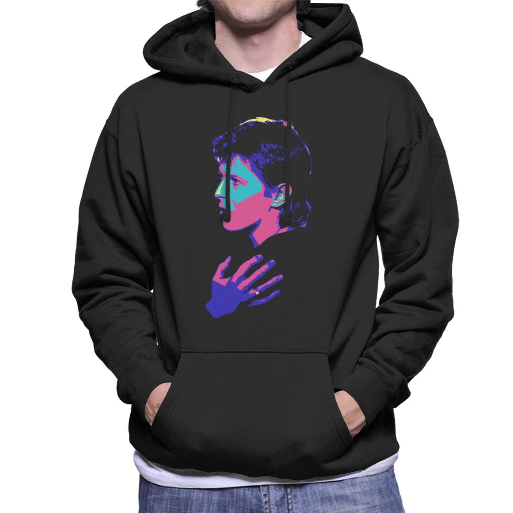 TV Times Singer David Bowie 1977 Pop Art Stylised Men's Hooded Sweatshirt-ALL + EVERY