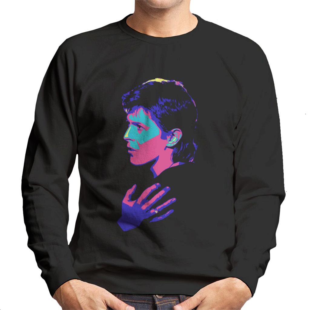 TV Times Singer David Bowie 1977 Pop Art Stylised Men's Sweatshirt-ALL + EVERY