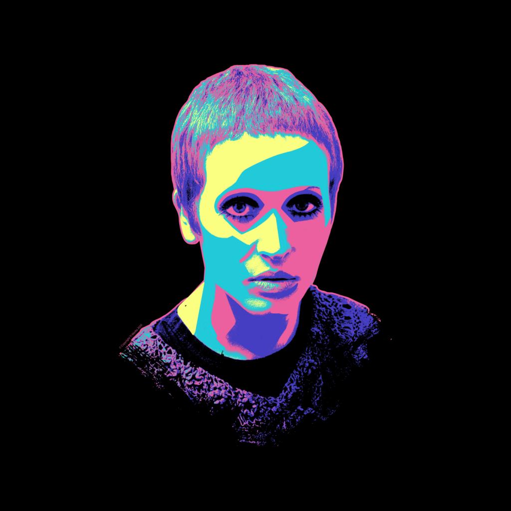 TV Times Actress & Singer Julie Driscoll Pop Art Stylised Women's Hooded Sweatshirt-ALL + EVERY