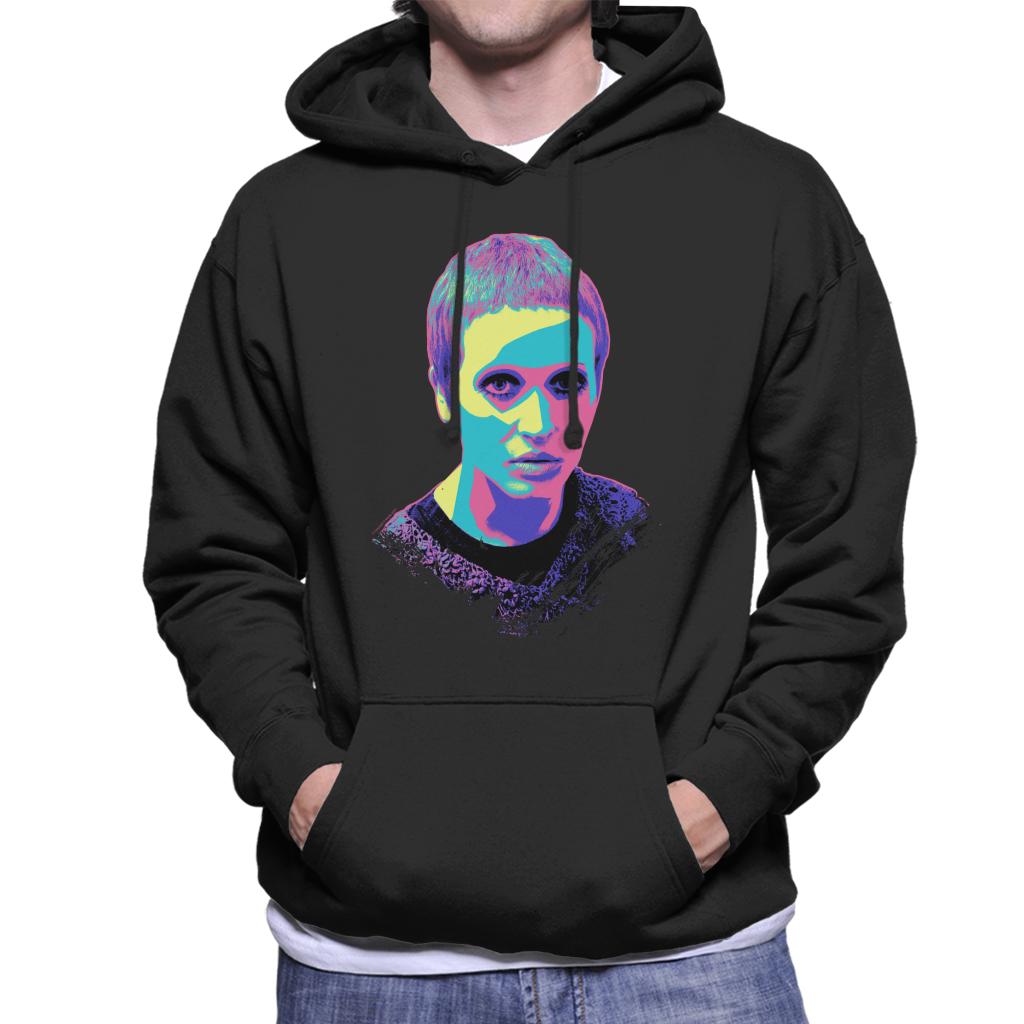 TV Times Actress & Singer Julie Driscoll Pop Art Stylised Men's Hooded Sweatshirt-ALL + EVERY