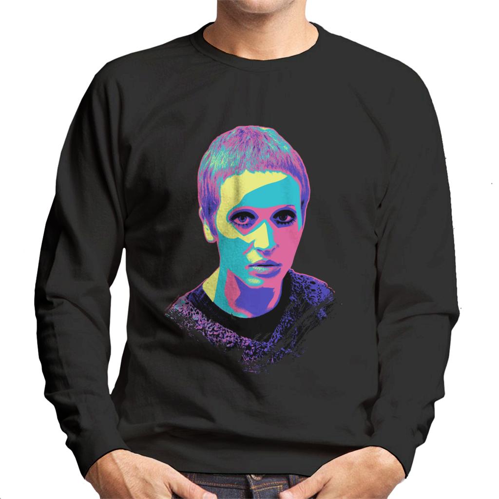 TV Times Actress & Singer Julie Driscoll Pop Art Stylised Men's Sweatshirt-ALL + EVERY