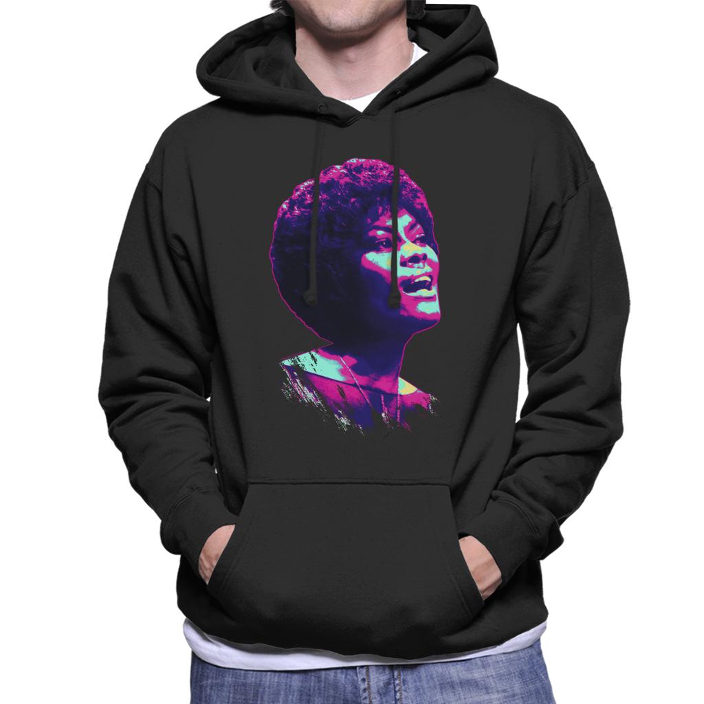 TV Times Dionne Warwick Live Pop Art Stylised Men's Hooded Sweatshirt-ALL + EVERY