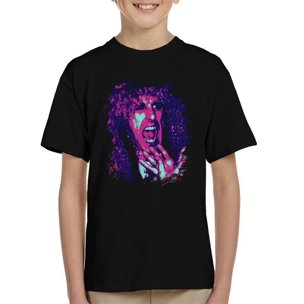 TV Times Twisted Sister Dee Snider Pop Art Stylised Kids T-Shirt-ALL + EVERY