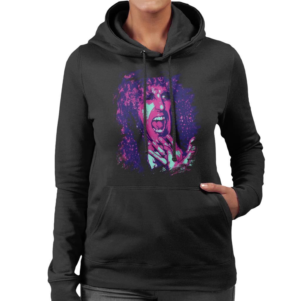 TV Times Twisted Sister Dee Snider Pop Art Stylised Women's Hooded Sweatshirt-ALL + EVERY