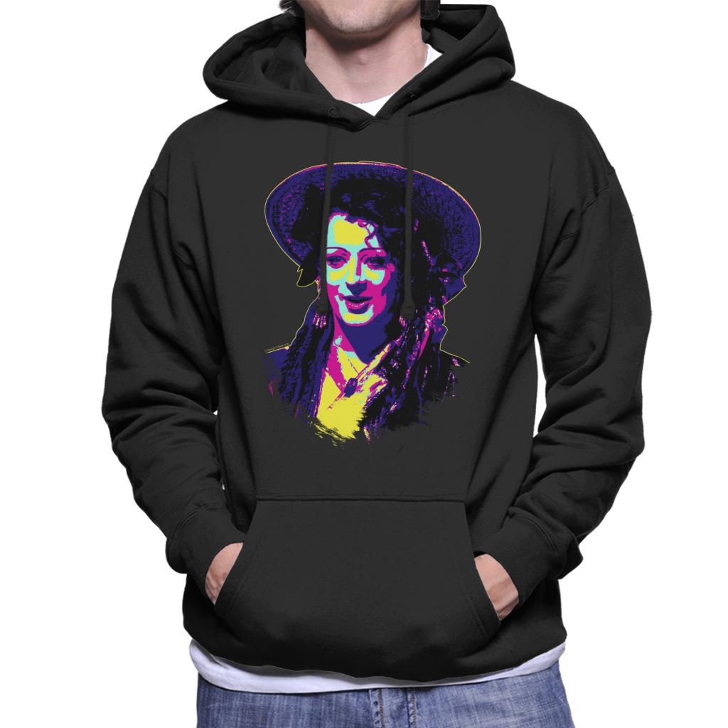 TV Times Boy George Of Culture Club Pop Art Stylised Men's Hooded Sweatshirt-ALL + EVERY