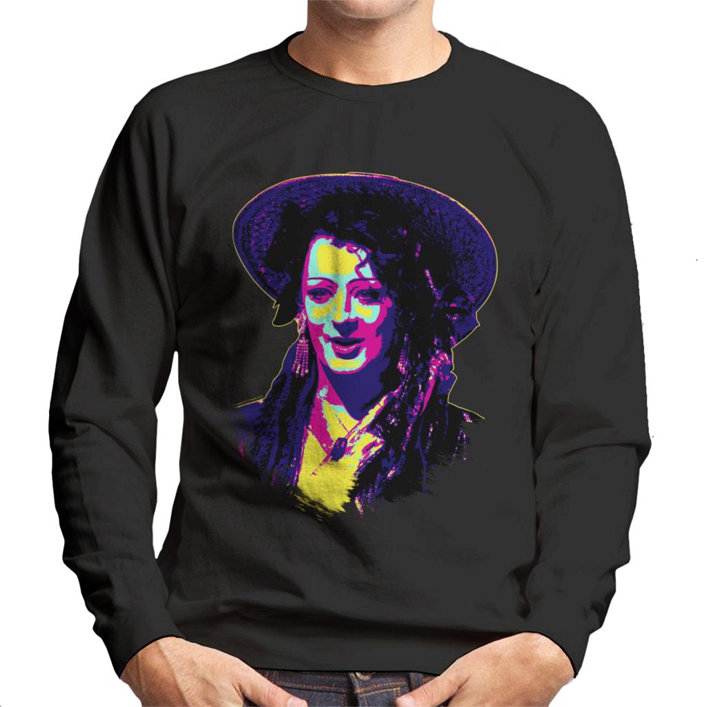 TV Times Boy George Of Culture Club Pop Art Stylised Men's Sweatshirt-ALL + EVERY