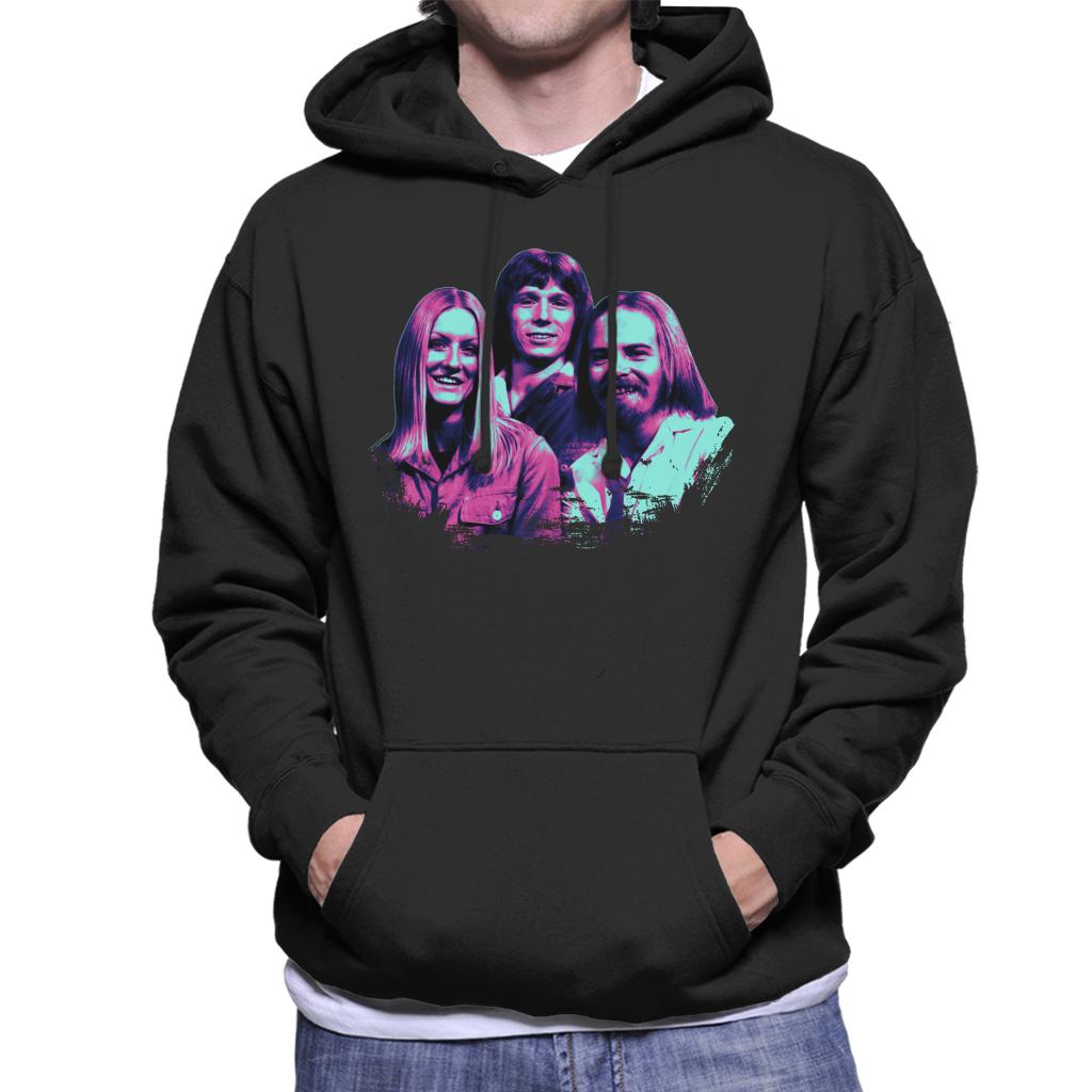 TV Times Music Trio For Rainbow Pop Art Stylised Men's Hooded Sweatshirt-ALL + EVERY