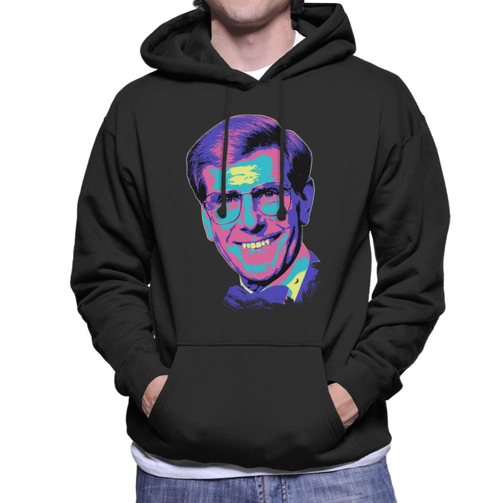 TV Times Presenter Bob Holness Pop Art Stylised Men's Hooded Sweatshirt-ALL + EVERY