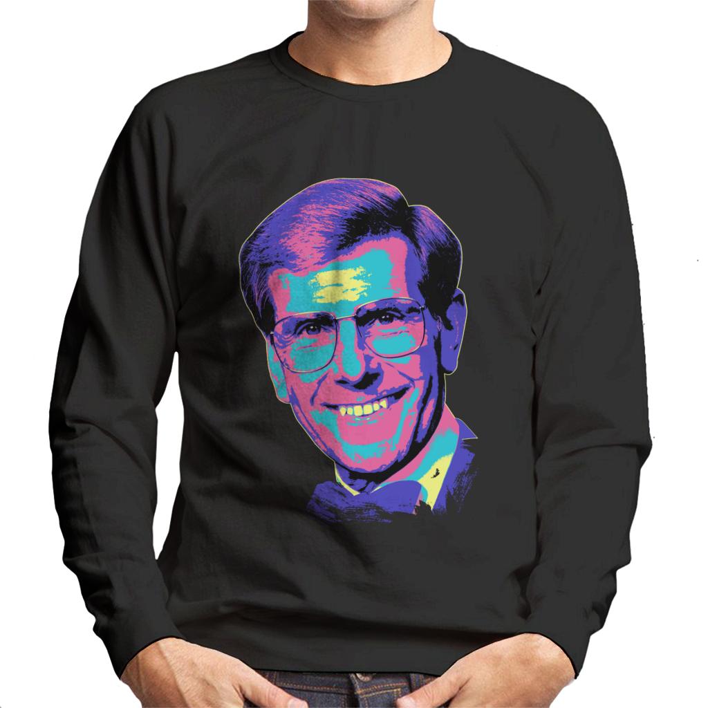 TV Times Presenter Bob Holness Pop Art Stylised Men's Sweatshirt-ALL + EVERY