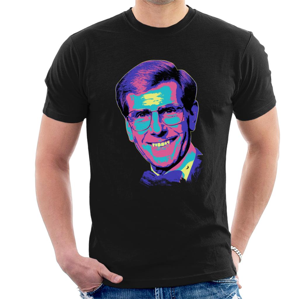 TV Times Presenter Bob Holness Pop Art Stylised Men's T-Shirt-ALL + EVERY