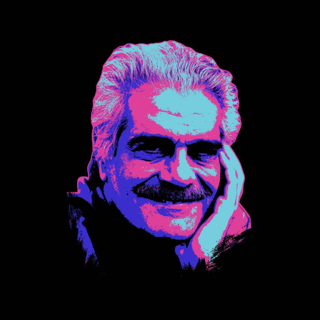 TV Times Actor Omar Sharif 1988 Pop Art Stylised Women's Hooded Sweatshirt-ALL + EVERY