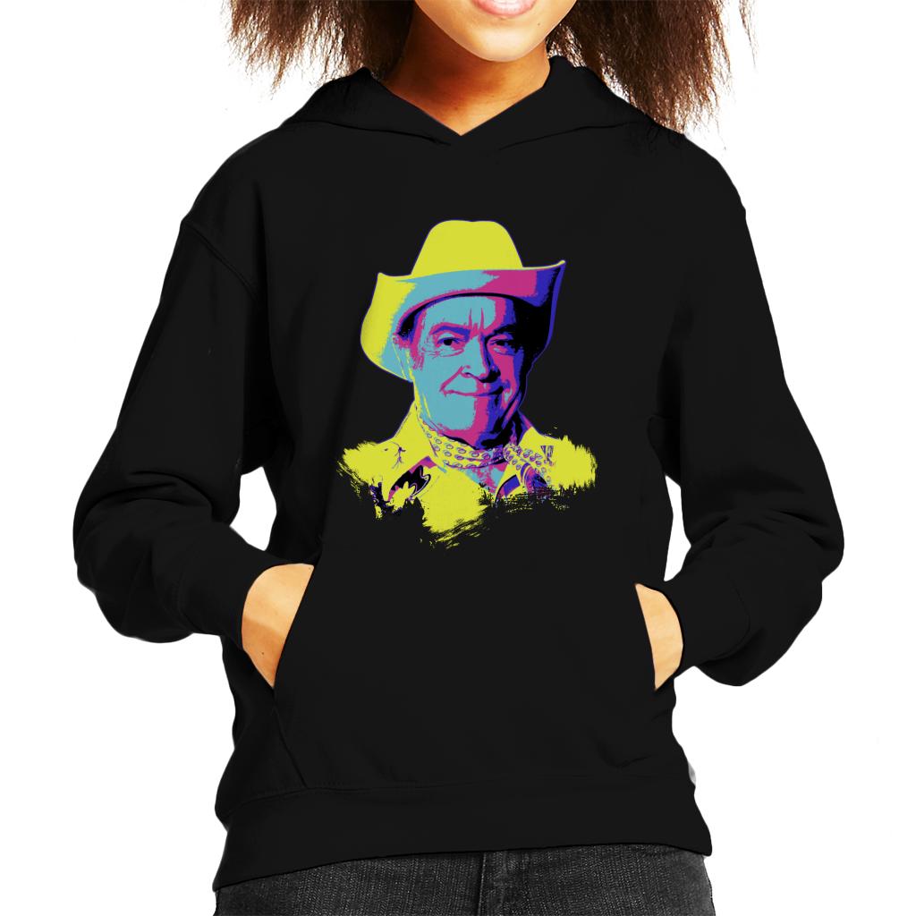 TV Times Bob Hope Cowboy 1978 Pop Art Stylised Kids Hooded Sweatshirt-ALL + EVERY