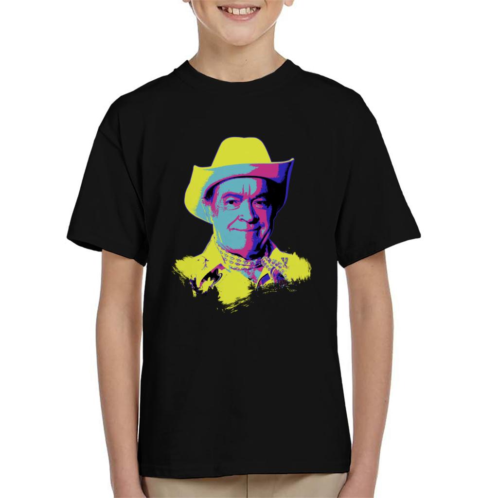 TV Times Bob Hope Cowboy 1978 Pop Art Stylised Kids T-Shirt-ALL + EVERY